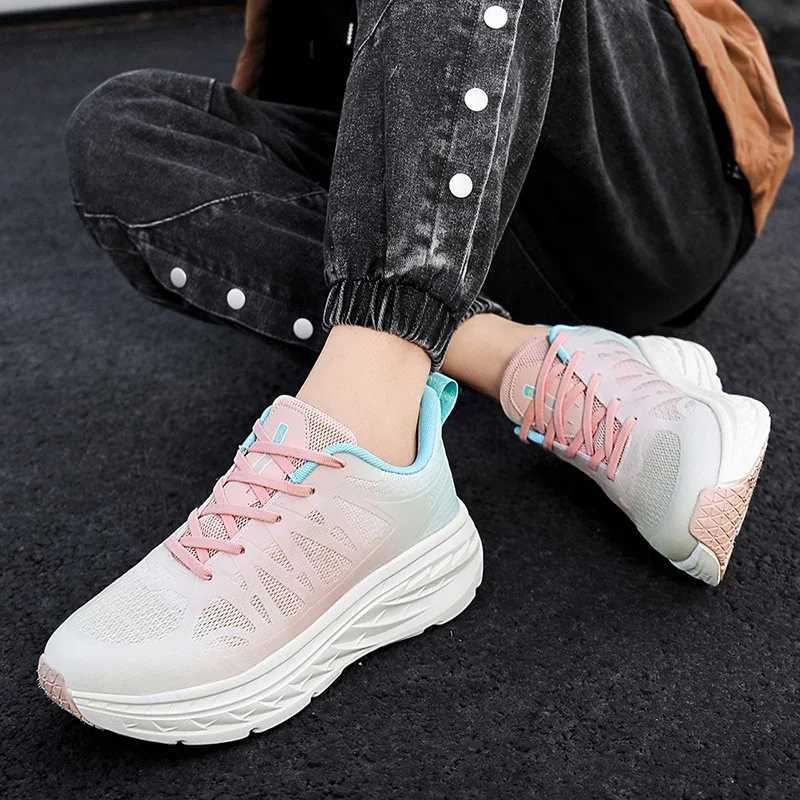 2025 Summer Mesh Breathable Couples Running Shoes Fi Mens Athletic Sneakers Anti-shock Non-slip Womens Sports Shoes XJ250725