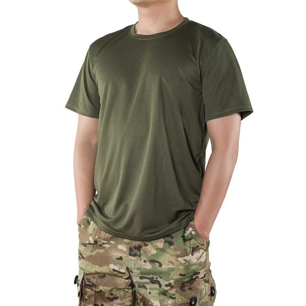 MEGE Men Tactical T Shirt Mens Quick Dry Workout Short Sleeve O-neck Quick-Drying gym T Shirts Plus Size Casual Oversized 4XL Y250724