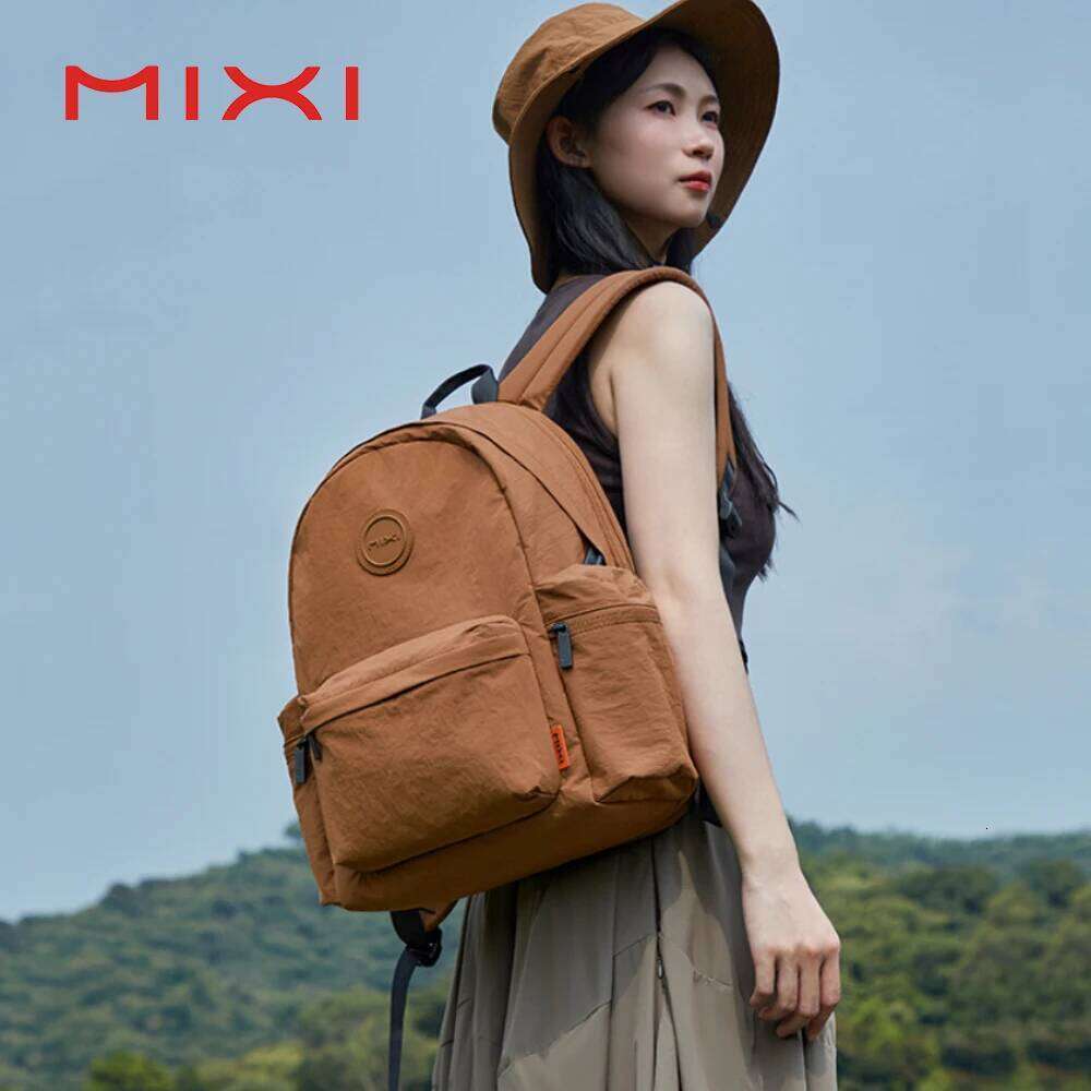 Mixi Outdoor Lightweight Casual Carry On Laptop Backpack Travel Bookbag Water Resistant Durable Small Hiking Bag