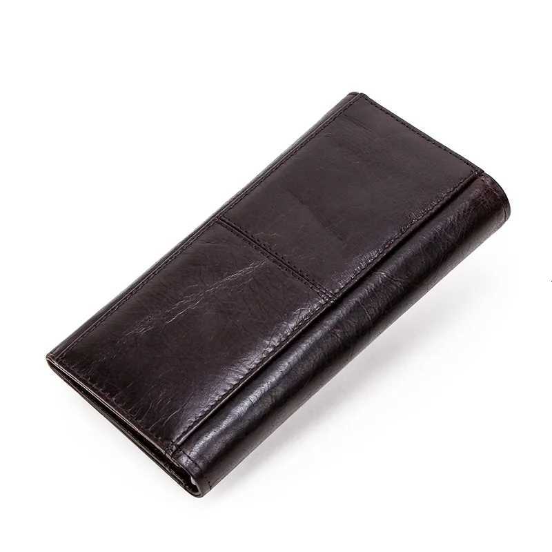 CONTACTS Genuine Leather Men Long Wallets with Zipper Coin Purse Large Capacity Male Clutch Wallet for iPhone Passport Cartera Z250725