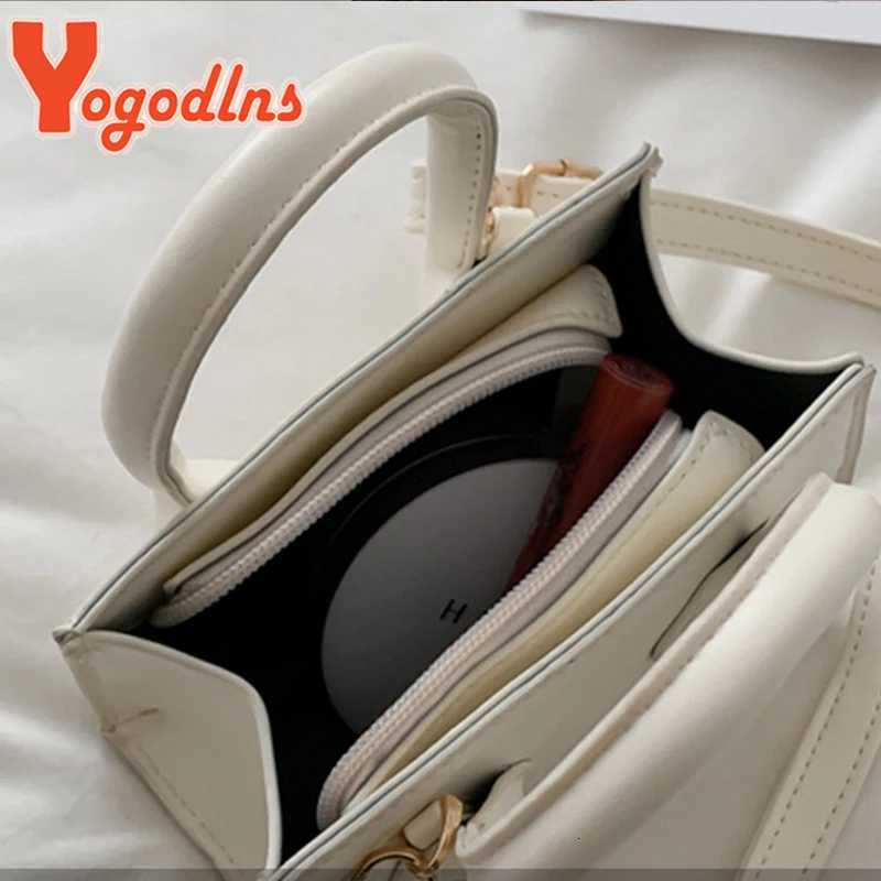 Yogodlns Vintage Mini Crossbody Bag Women PU Leather Small Messenger Bag Elegant Shoulder Bag Designer Handbag Casual Lady Purse Y250725