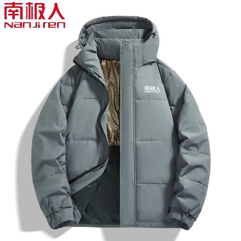 Nanjiren Hot Sale Outdoor Hiking Down Jacket for Men Quality Windproof Camping Down Coats Comfortable Warm Mens Winter Clothing X250725