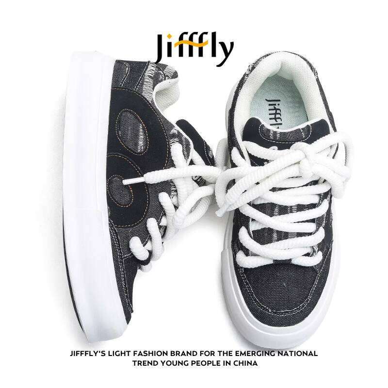 Jifffly Men's Low-top Casual Sneakers - Retro Design Fall/Winter Edition