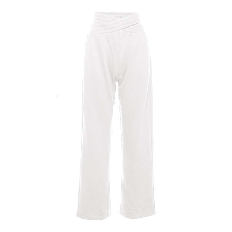 2021 Autumn New Women's Fashion Crop Top Zipper Jacket High Waist Casual Straight Pants Set 716