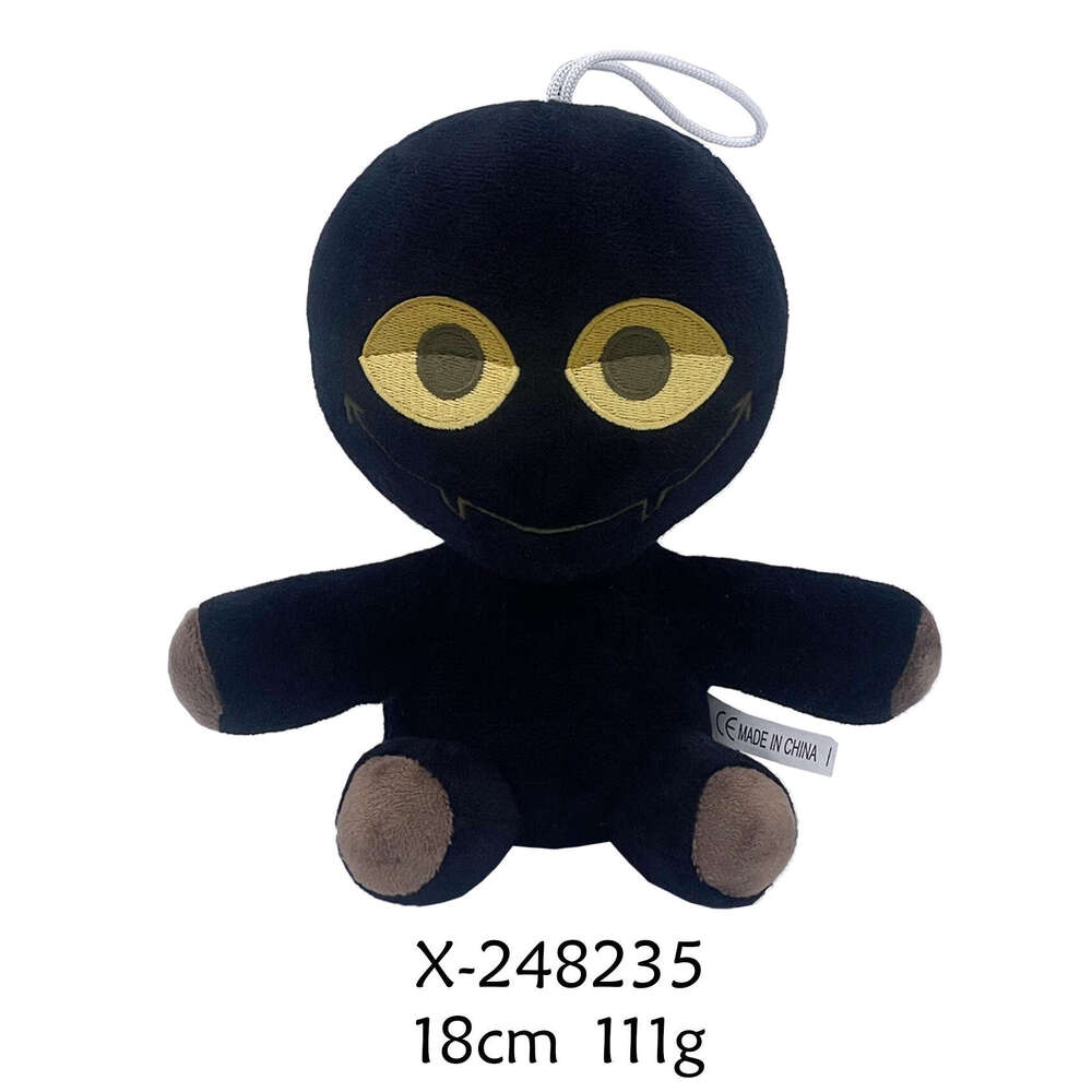 Slap Battles Bob Plush Little Black Man Game Peripheral stuffed Toy New Product