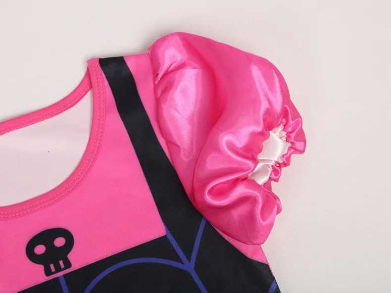 NEW Vampire Dress with Wings for Little Girls Vampirna Anime Role Playing Costume Toddler Halloween Bat Disguise Cute Purim Robe Z250725