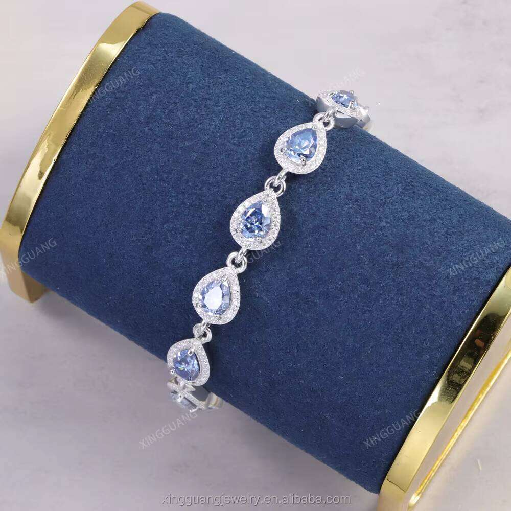 XG New Arrived Moissanite Sier Gold Plate Pass Dia test Fine Jewelry Bracelets for Women Men