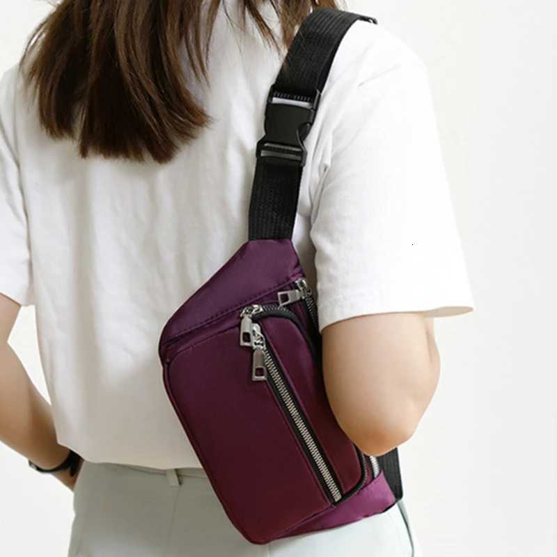 2024 Oxford Cloth Waist Bag Zipper Ch Bag Sport Travel Girl Belly Pocket Hip Bum Bag Fanny Pack for Women Y250724