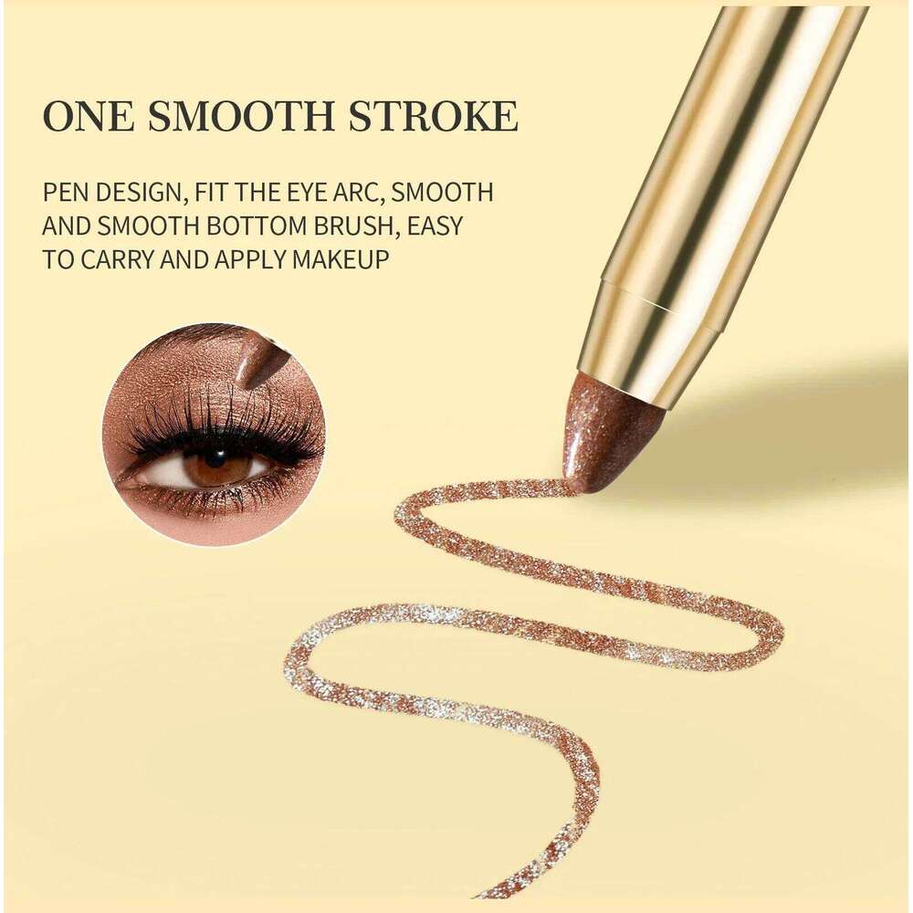 1PC Double-Ended Eyeshadow Stick Waterproof, High Pigment, Matte Glitter, DIY-Friendly, Fast & Easy, Certified, Unisex Use X250725