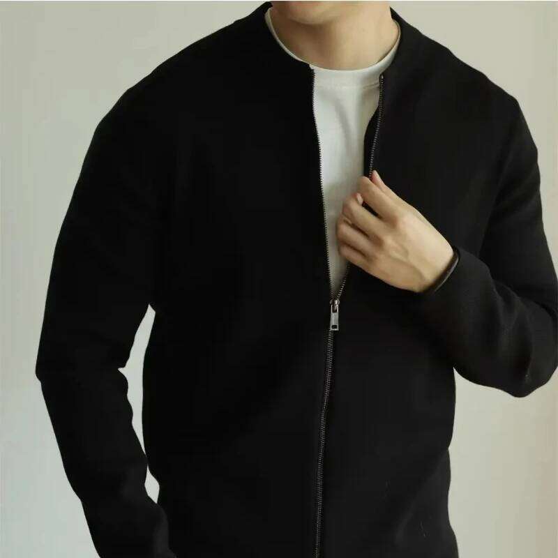 Coat Casual Sweater Man Clothes Cardigan Mens Clothing Sweatshirts For Men Men's Jackets Knit Zip-Up Knitwear