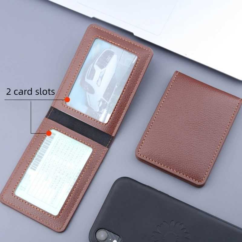 2/4/6/8card slots Pu Leather Driver License Holder On Cover For Car Driving Documents Business Id Pass Certifi e Folder Wallet Z250725