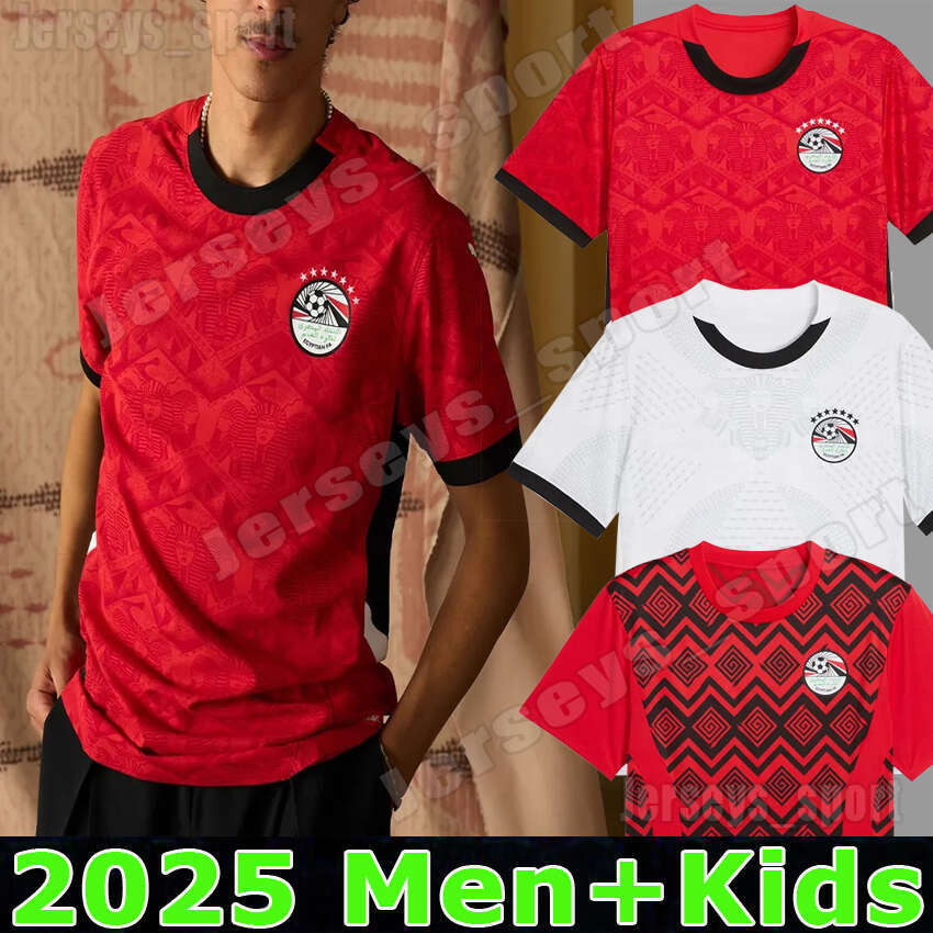 XXXL 4XL 24 25 Egypt national football team Soccer Jerseys 2025 Pharaoh Player Version Football Shirts M.TREZEGUET M.MOHAMED MARMOUSH IBRAHIM Men Uniforms kids