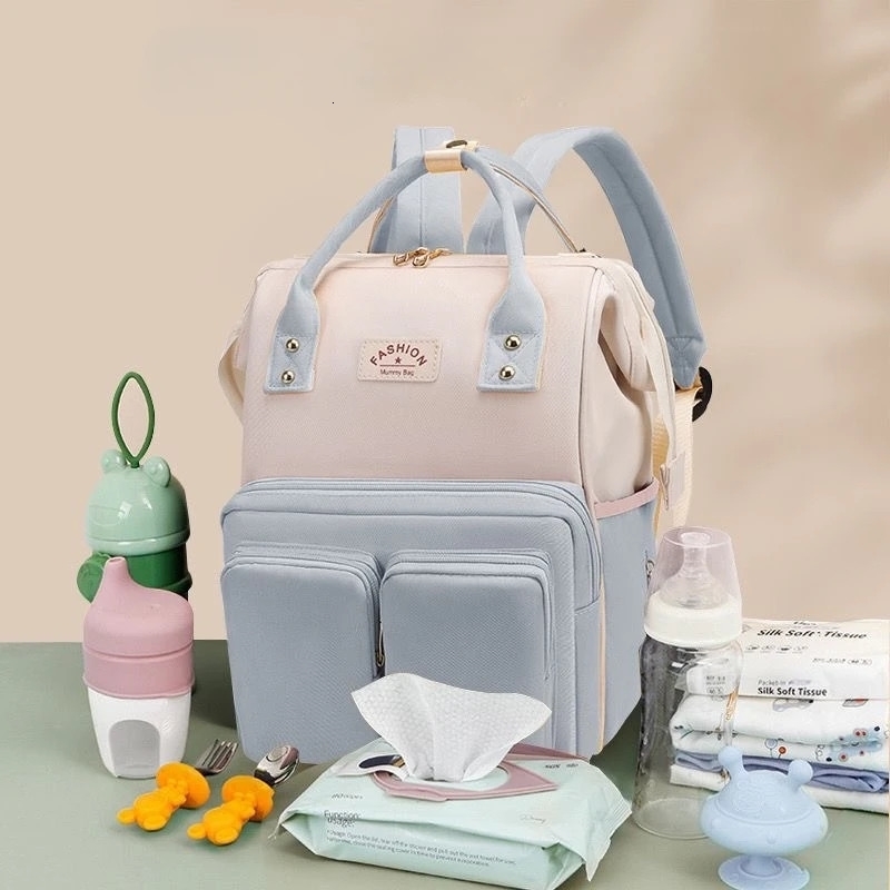 Multifunctional Largecapacity Mommy Bags for Outings Travel Backpack Waterproof Portable Mother and Baby Bag Womens Backpack w250724