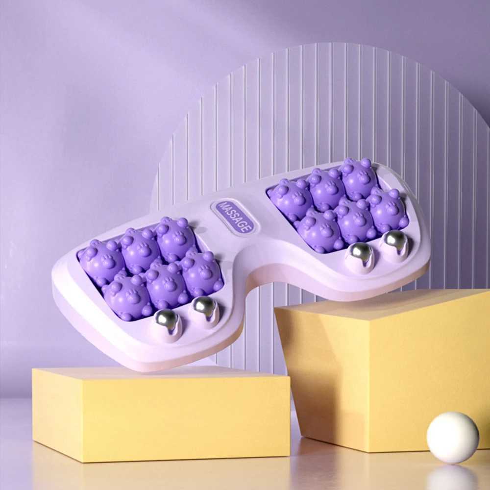 Foot Massage Roller Foot Therapy Health Home Use Leg Acupoint Magnetic Bead Four Row Roller Foot Massager