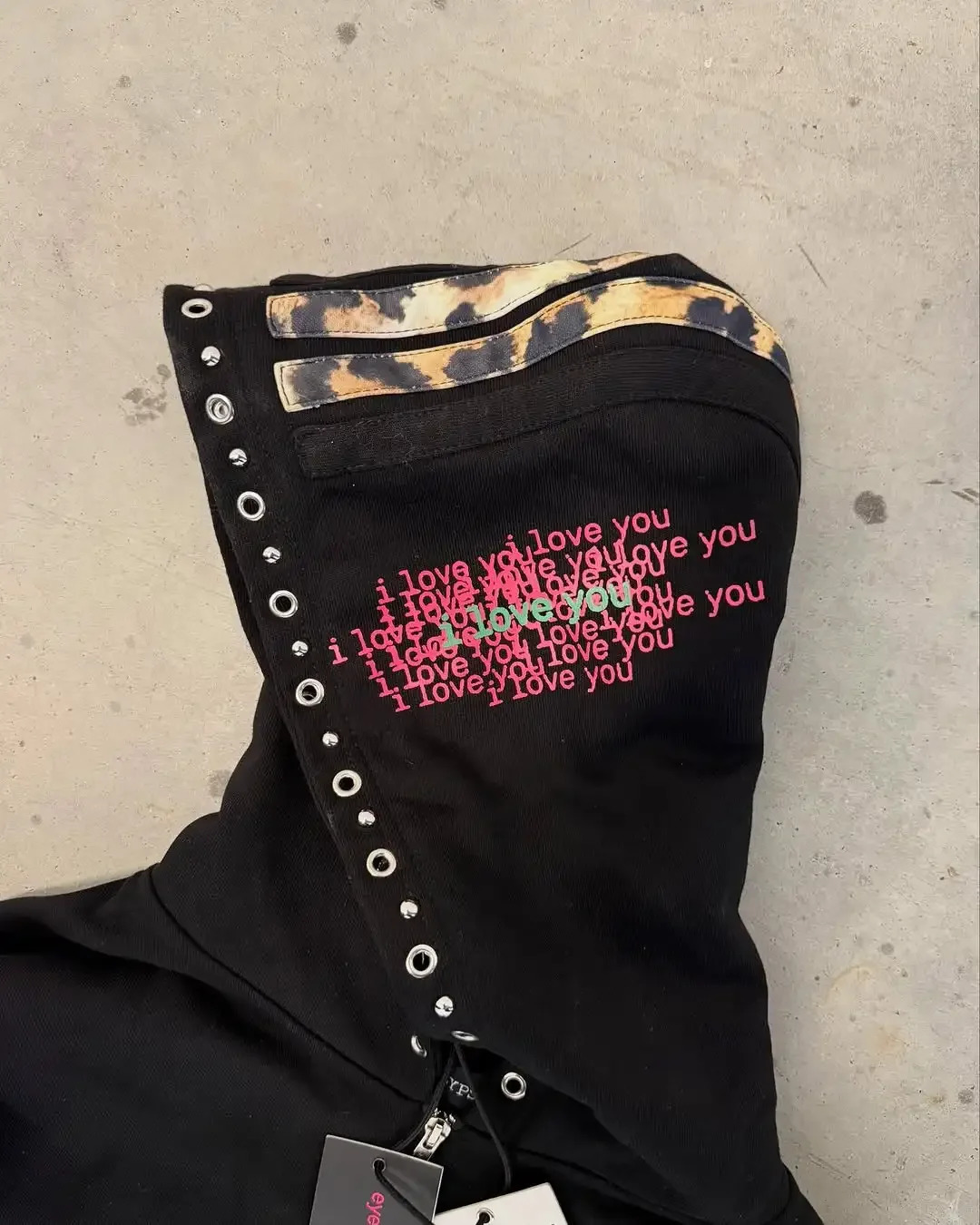 2K Fashion Hoodie Harajuku Hip Hop Trend Leopard Print Oversized Zip Up Hoodie Men Women Loose Casual Hoodie Jacket Streetwear 250723