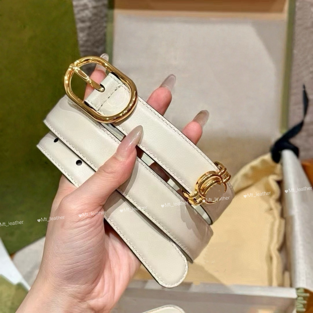 2025 Luxury Letter Genuine Leather Belt for Women belt white black Belts Width 2.5cm Classic letter pin Buckle waistband Jeans Dresses Accessories with box dust bag