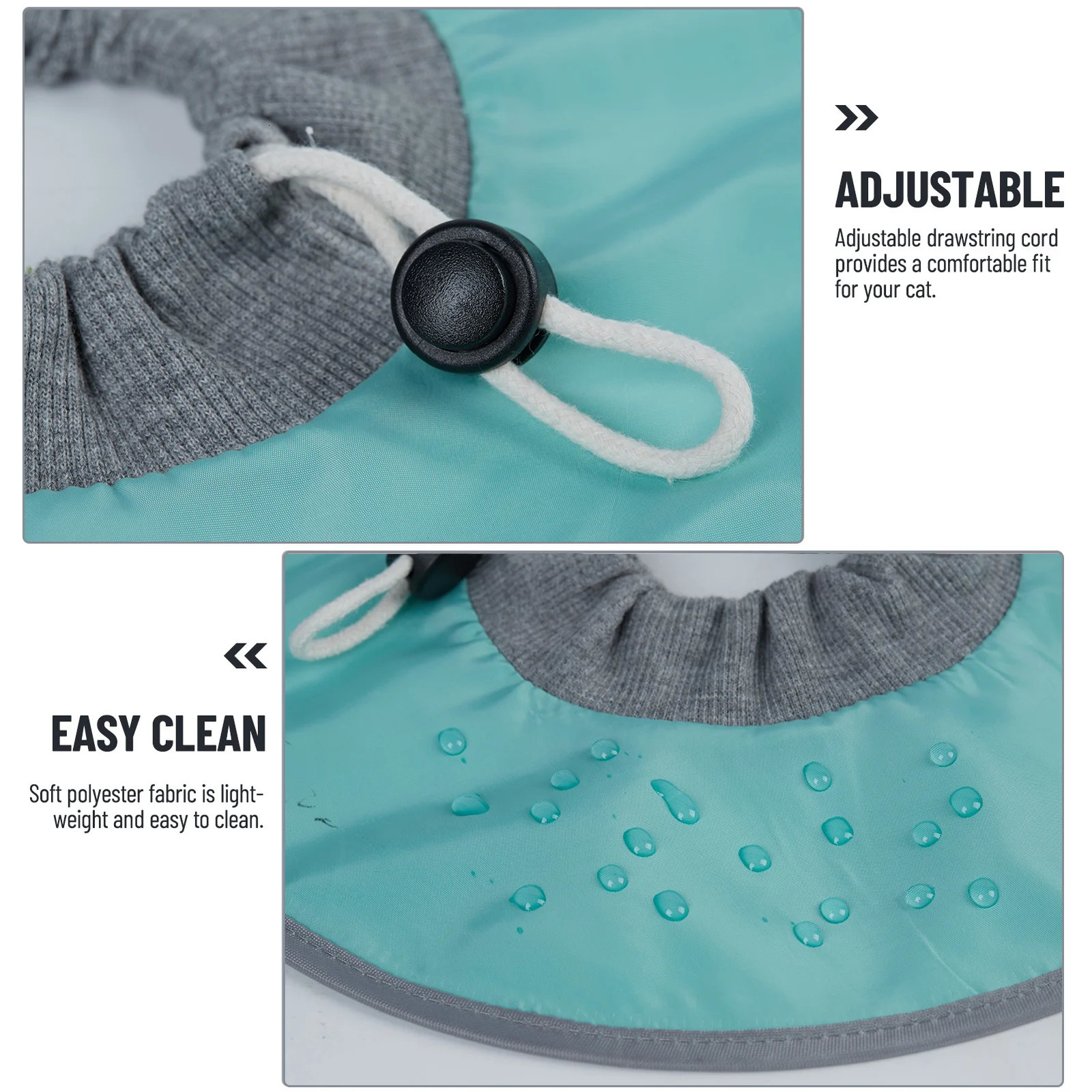 Pet Cat Protective Collar Neck Recovery Cone Collar for Anti-Bite Lick Reusable Cat Dogs Health Circle for Pet Supplies 250716