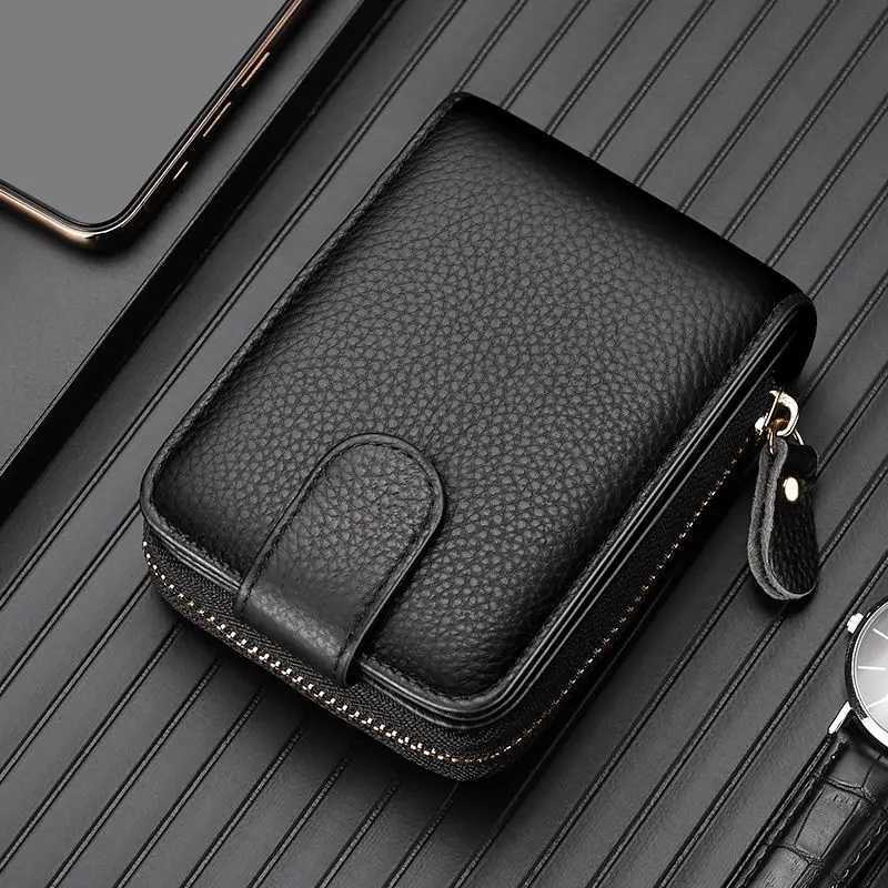 Genuine Leather Drivers License ID Card Holder Wallet Male and Female Bag Large Capacity Card Case ID Bag Z250725