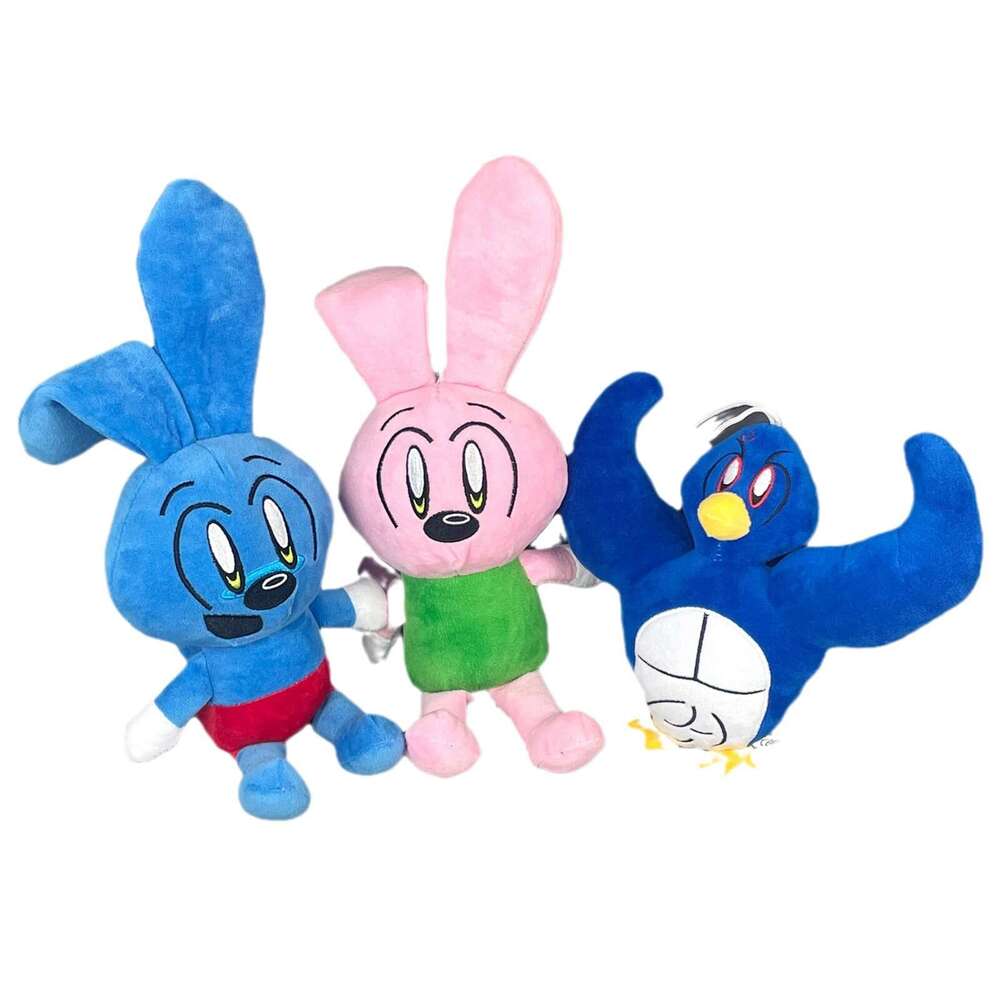 New RiggyMonkey Blue Rabbit Doll Plush Toy