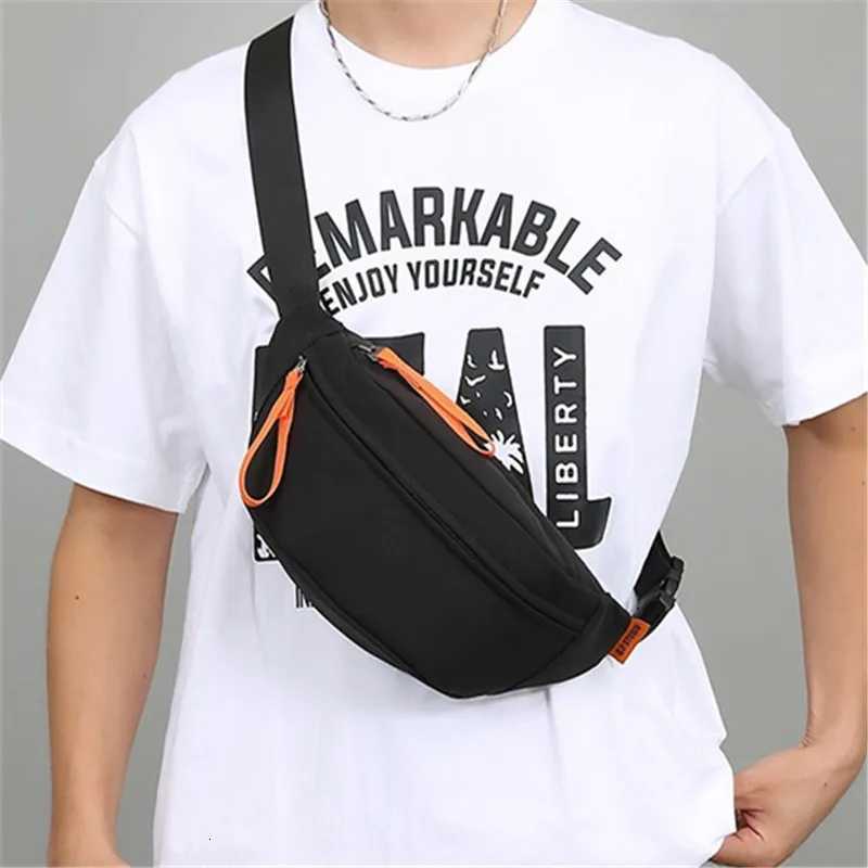 Mens Ch Bag Trend Small Sports Bag Casual Travel Crossbody Bag Unisex Mobile Waist Bag Nylon Shoulder Bag for Women Y250724