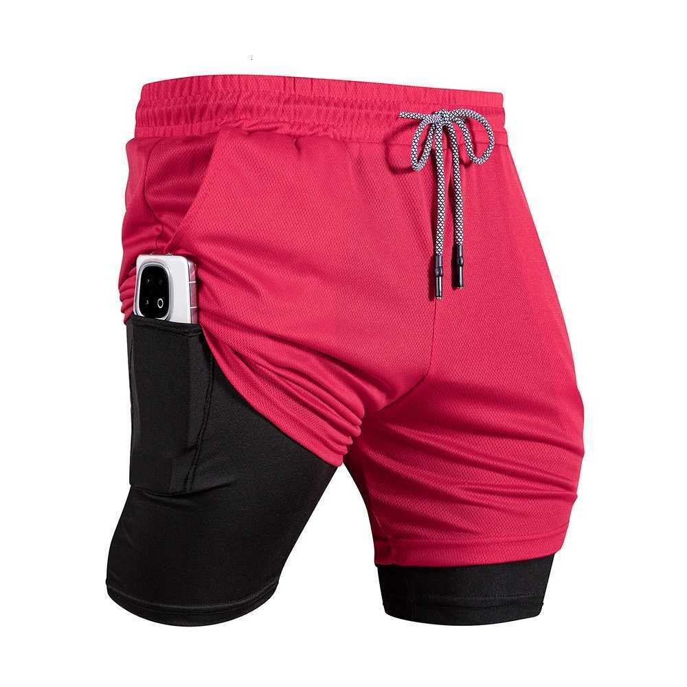 Mens Fitness Training Shorts Summer 2 in Quick Dry Breathable Running Shorts Men Jogging Outdoor Sports Shorts Mens Clothing W250724