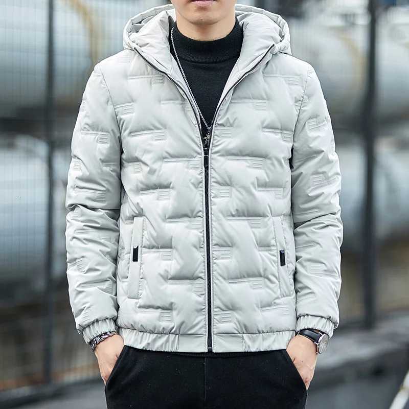Mens Down Jacket Light And Thin Short Style Plus Size Fashionable Handsome Winter 2025 New Coat Boy Korean Version Warm X250725