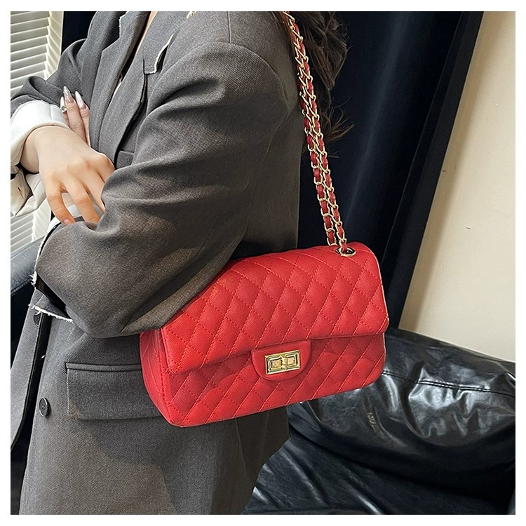 Designer Handbags Shoulder Bags 10A High Quality Women's Crossbody Bags Litchi Leather Hardware Hardware Square Luxury Tote Bags Multicolor Handb