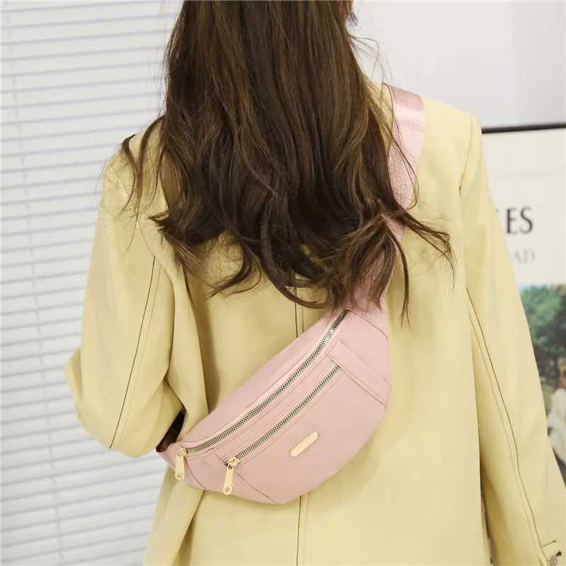 2024 Oxford Cloth Waist Bag Zipper Ch Bag Sport Travel Girl Belly Pocket Hip Bum Bag Fanny Pack for Women Y250724