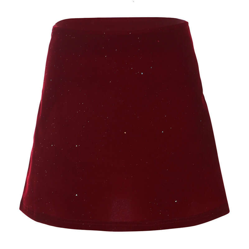 2024 Autumn New Women's Solid Color Slim Fit Tube Top Vest Fashion High Waist Skirt Set d21