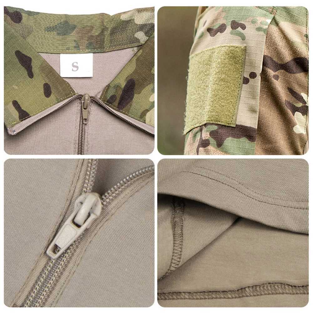 Tactical T-Shirts Mens Outdoor Sport Tee Quick Dry Short Sleeve Shirt Hiking Hunting Combat Men Camo Clothing Y250724