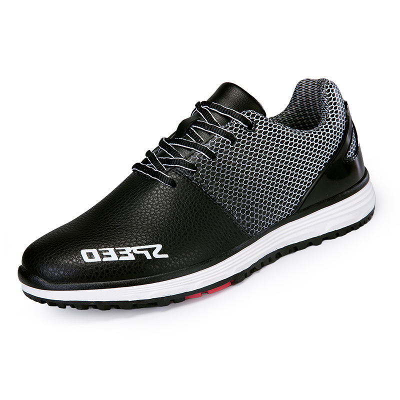 Golf shoes Mens trainers Sneakers soft breathable outdoor sports wear resistant shock absorption