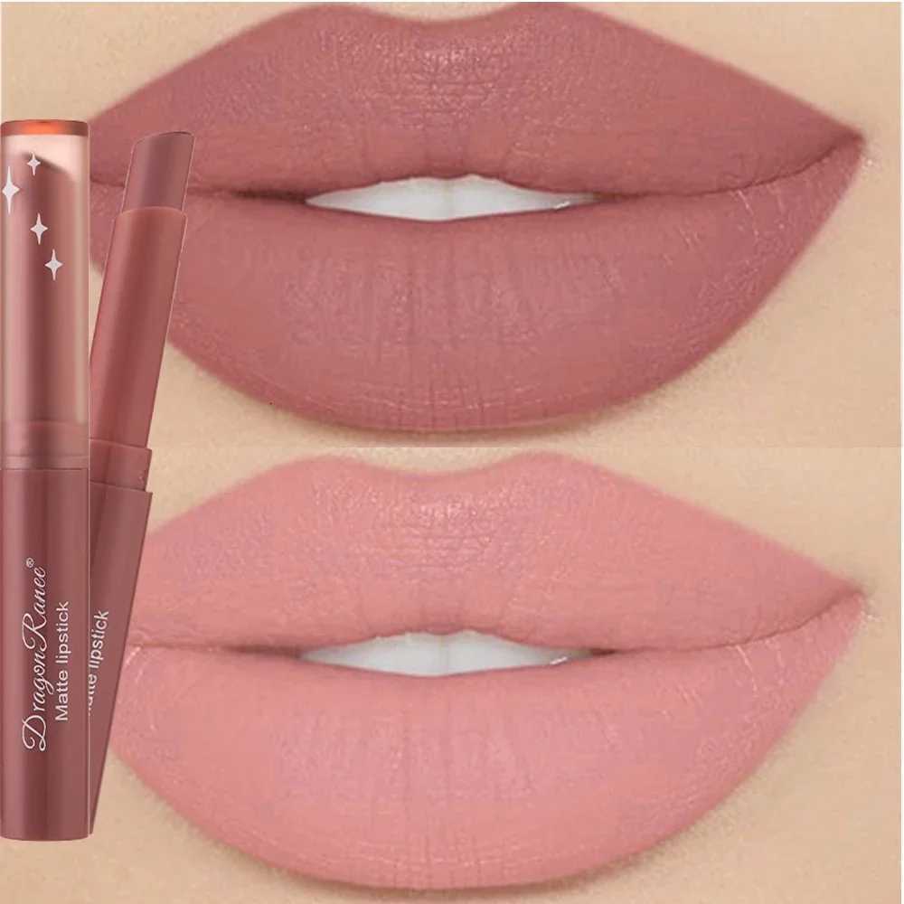 Nude Matte Lipstick Waterproof Lip Sticks Not Fading Sexy Red Velvet Lipsticks for Women Make Up Long Lasting Lip CosmeticsXJ250724
