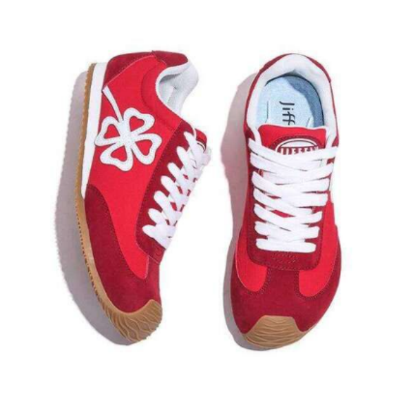 Jifffly White Racing for Men 2025 Summer New German Training Versatile Casual Sports Forrest Gump Shoes
