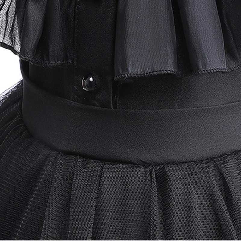 New Halloween Baby Girls Dress Summer Mesh Princess Dress Prom Par Performance Costumes Kids Clothes 1 2 3 4 5 6 Years Old Z250725