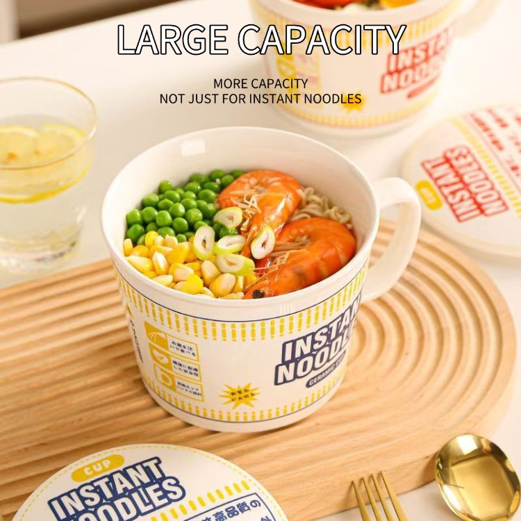 Instant noodle bowl Japanese-style student dormitory instant noodle bowl