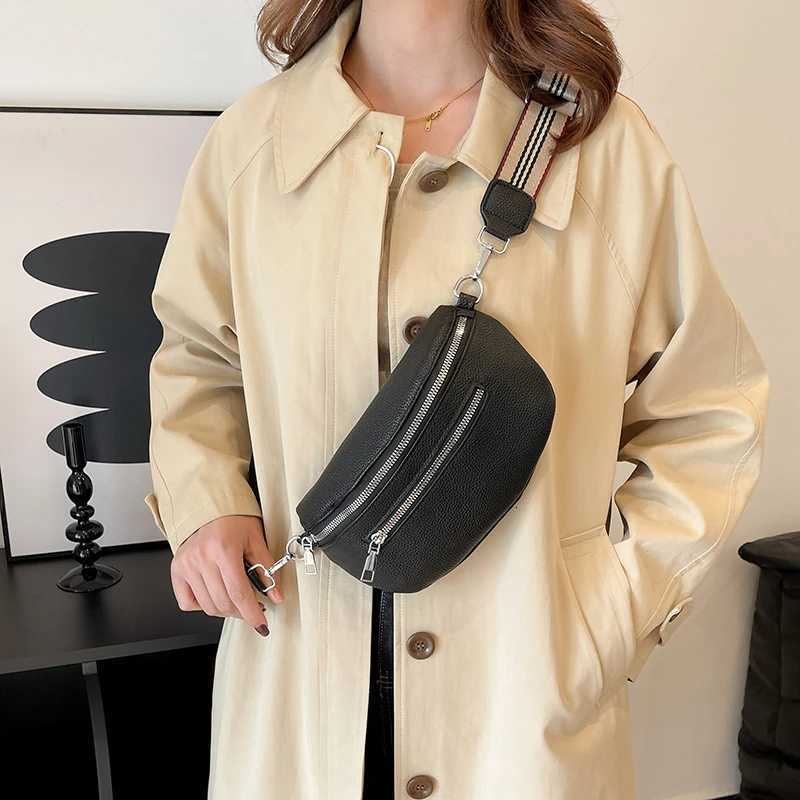 PU Leather Banana Bag Wen Ch Waist Bag Fanny Pack Sling Crossbody Shoulder Bag Ch Bum Belt Bag Half Mo Hobo Bag Y250724