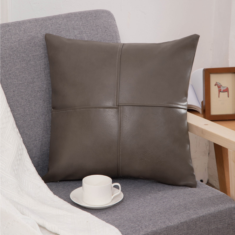 Home Decor Retro Light Luxury Pillow Case PU Cross Stitching American Style Living Room Hotel Sofa Cushion Covers Funda Cojins R250725