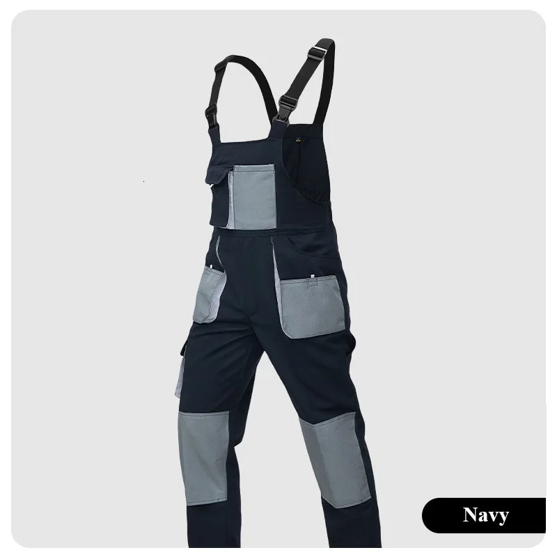 High Quality Mens Overalls Big MultiPocket Jumpsuit Wearproof Romper Factory Labor Protection Clothing Men Workwear Suits 250725
