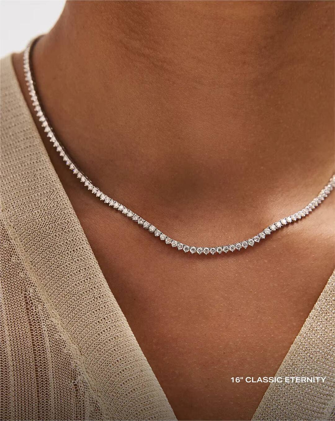 Luxury Silver Gold Plated Iced Out Bling Women Fashion Jewelry 3mm 3 Prong 5A Cz Tennis Chain Choker Necklace