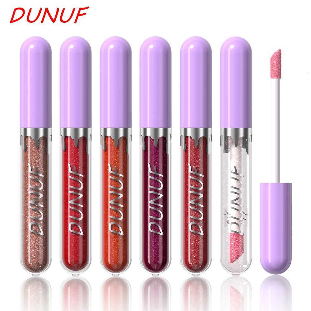 DUNUF 15 colors long-lasting moisturizing hydrating glossy easy to color lip gloss pearl fine flash mirror lip glazeXJ250724