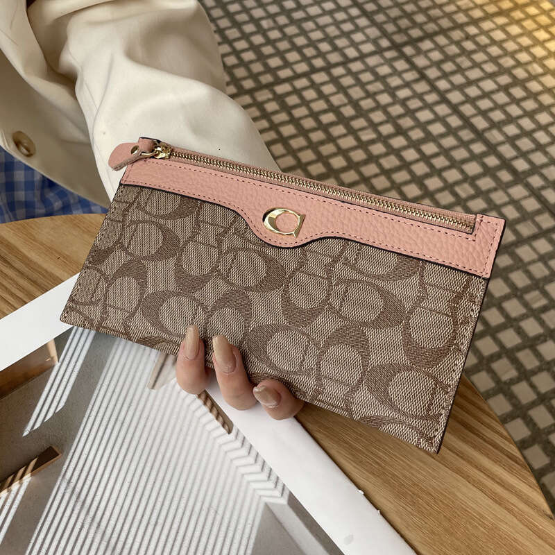 Long for Women New Fashion Trend Ultra-Thin Wallet High-End Feel Compact Niche Design Phone Bag