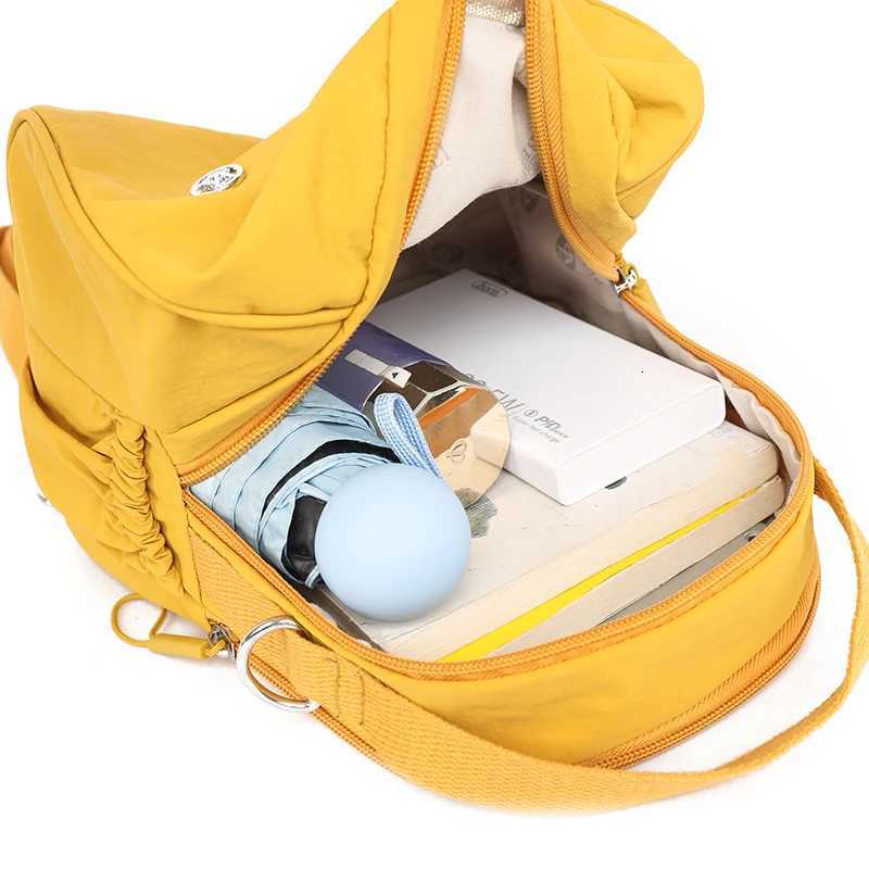 2025 New Wens Nylon Backpack Lightweight Travel Bag Casual Reliable Shoulder Bag Summer Outdoor Rucksack Y250724