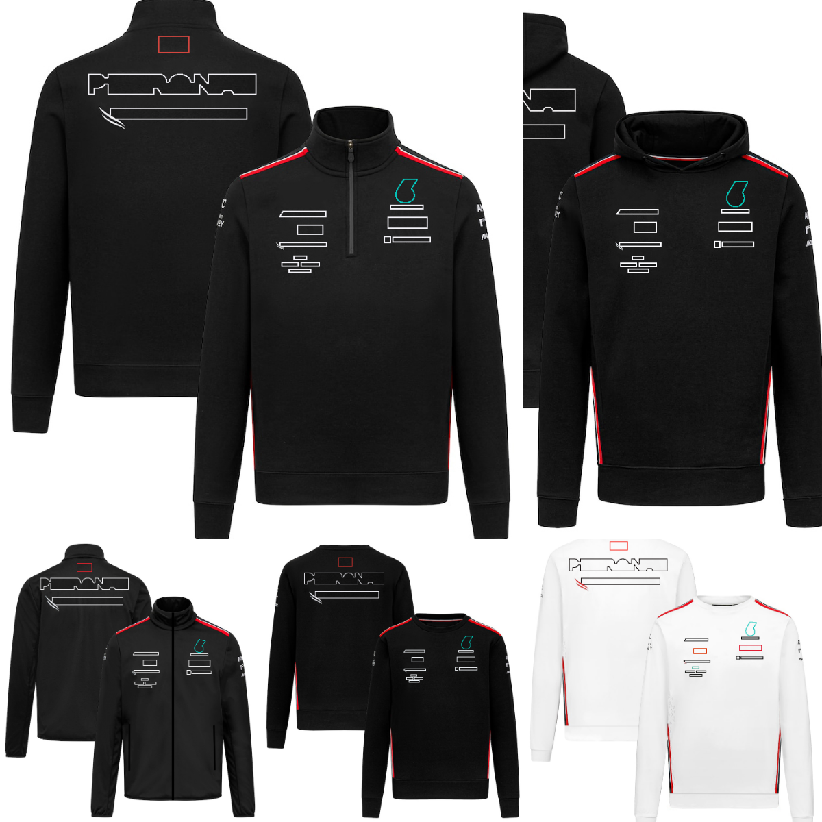 2023 New F1 Team Formula 1 Driver Zip Sweat Racing Men and Women Casual Soft Shell Jacket Fans Hoodie Customized free shipping