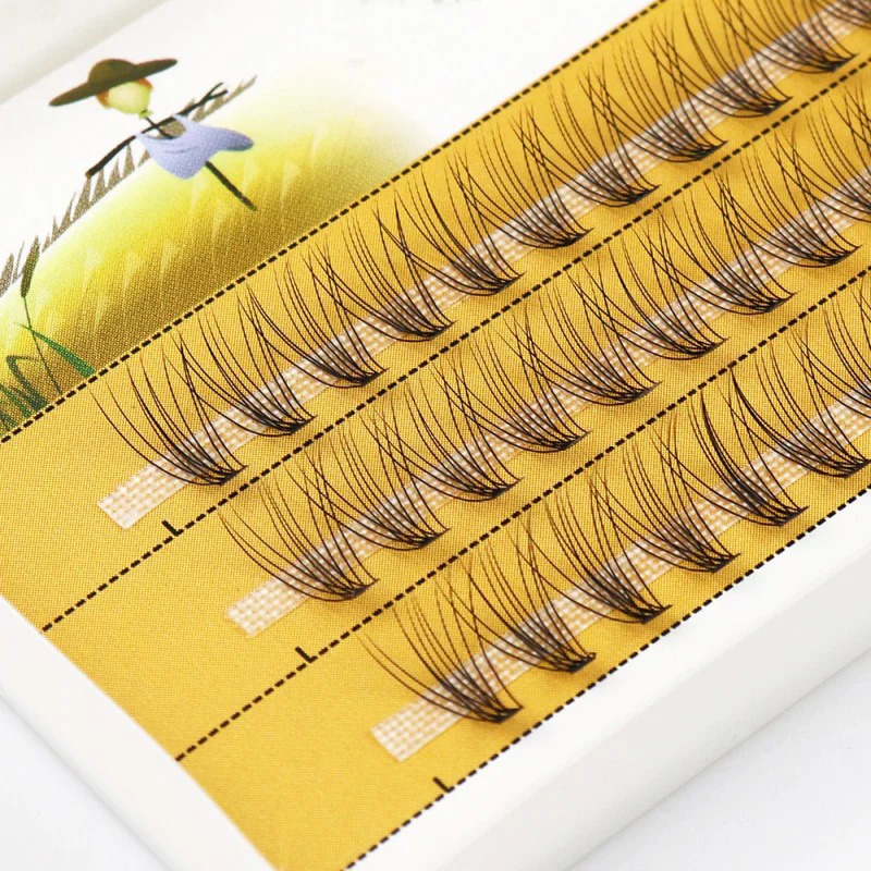 1 Box60 Bunches Mink Eyelashes Natural 3D Russian Individual Eyelash 10D cluster Makeup Tool Lashes Wholesale 250714