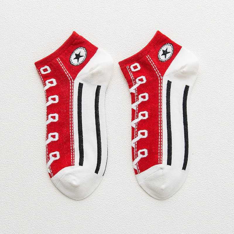 10 Pairs Mens Cotton Socks Casual Sports Boat Socks College Style Couple Canvas Short Socks X250725