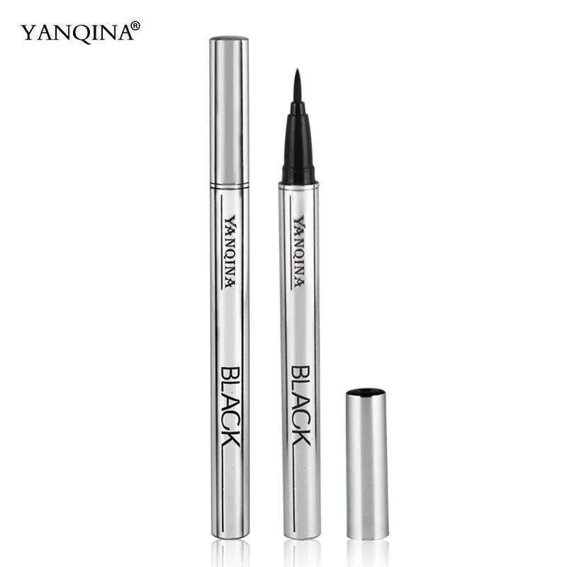 YANQINA Waterproof Makeup Black Liquid Eyeliner Pen Make Up Eye Liner Long-lasting Cosmetics Fast-dry Eyeliners Pencil X250725 X25072