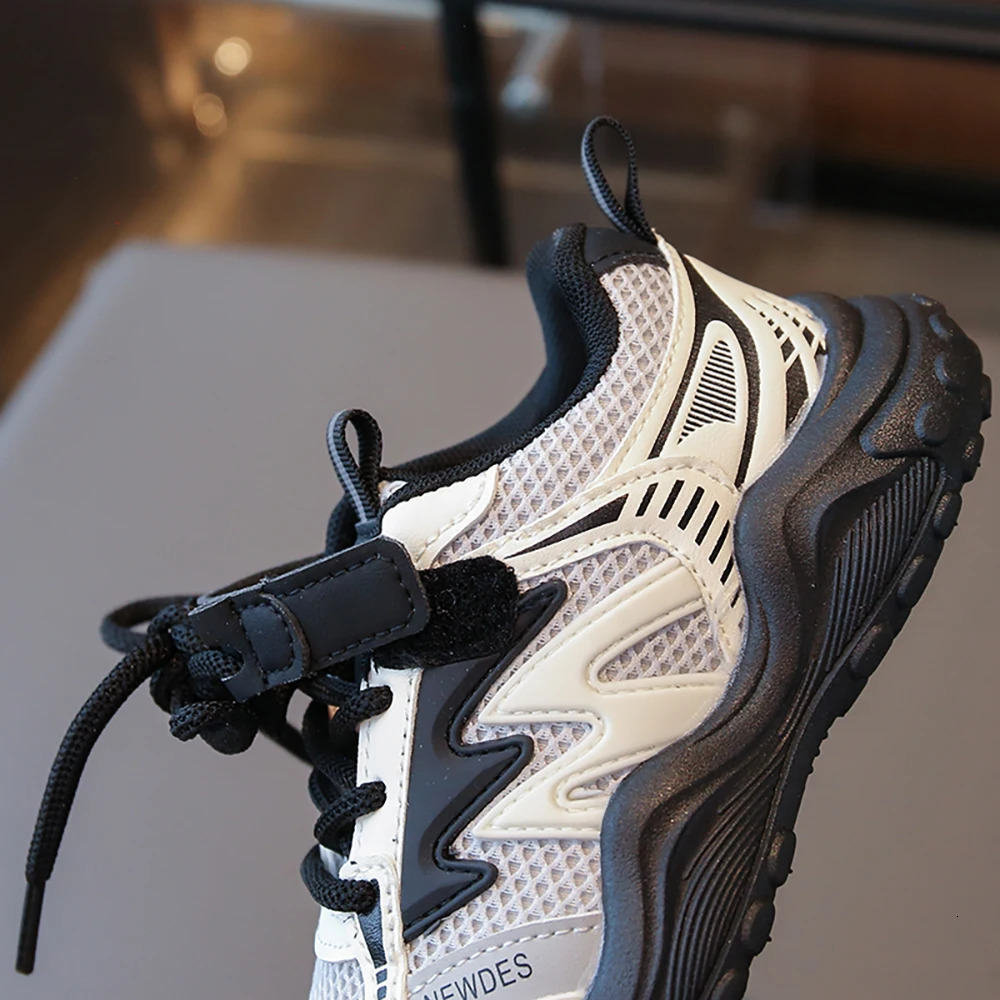 Autumn Sport Shoes For Children PU Leather Boys Girls Running Antislippery Teenagers Kids Sneakers Casual Shoes 250725