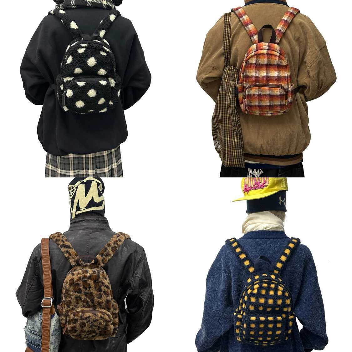 Backpacks for Wen Y2k Aesthetic Vintage Dot Fi Streetwear Backpack Korean All Mah Students Mini Casual Schoolbags Femme Y250724