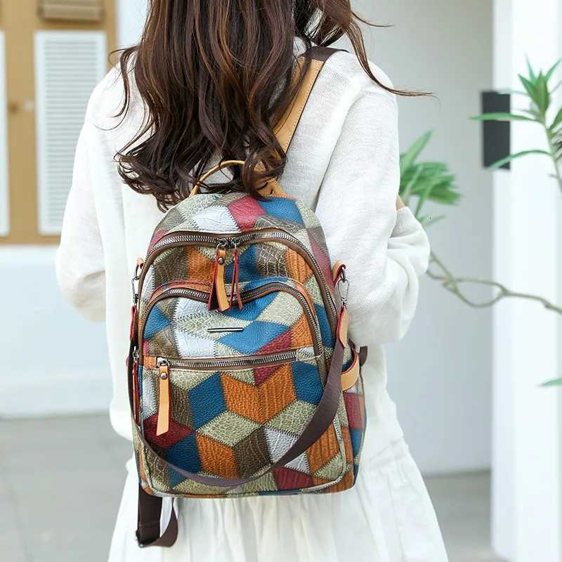 2025 New Style Wens Trendy Backpack - Versatile for Single Shoulder Crossbody; Stylish Soft Leather Backpack for Wen Suitable Y250724