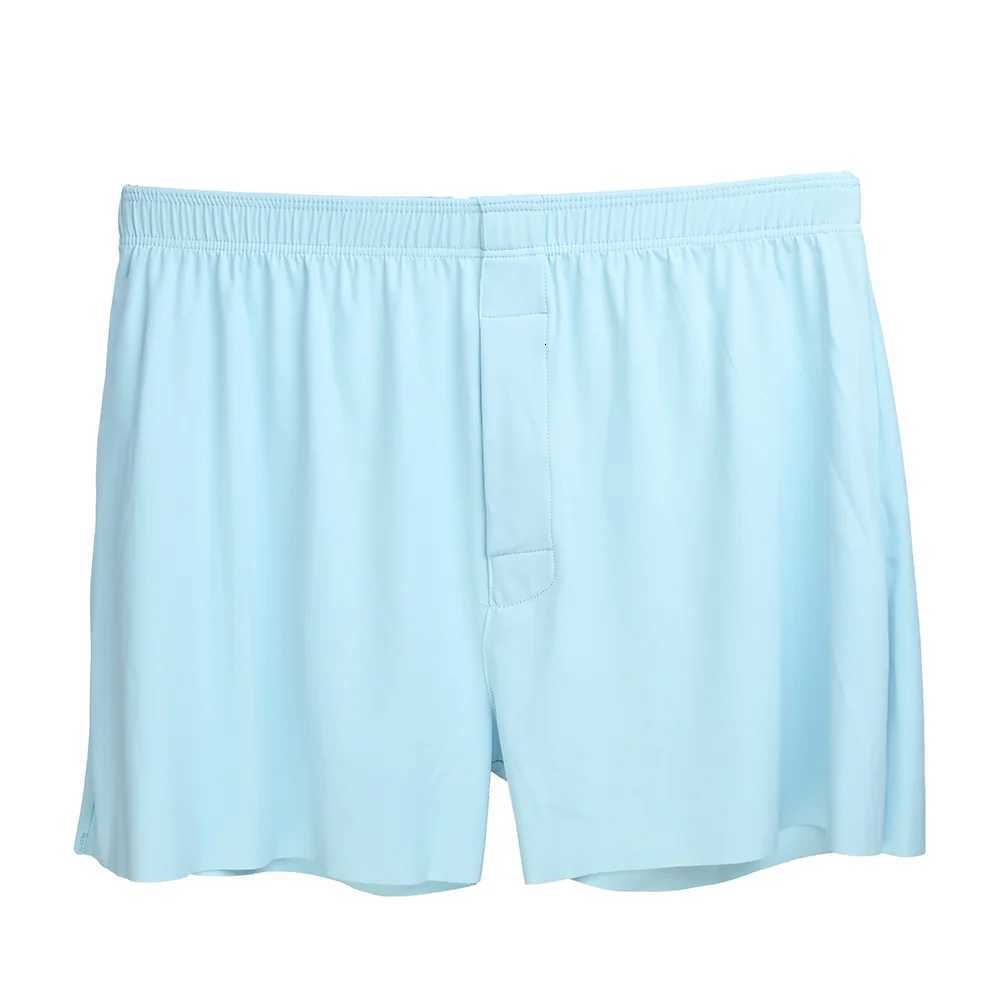 Large Size Mens Underwear Man Mid Waist Loose Arrow Pants Ice Silk Boxers Shorts Boy Home Pajamas Underpants Breathable Underwear W250724